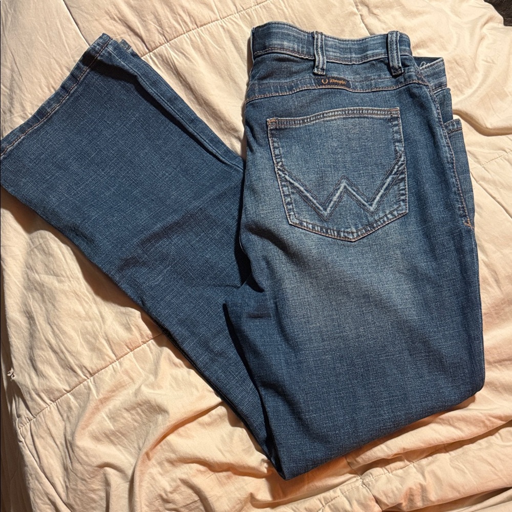 Willow Denim Jeans with Brass Button